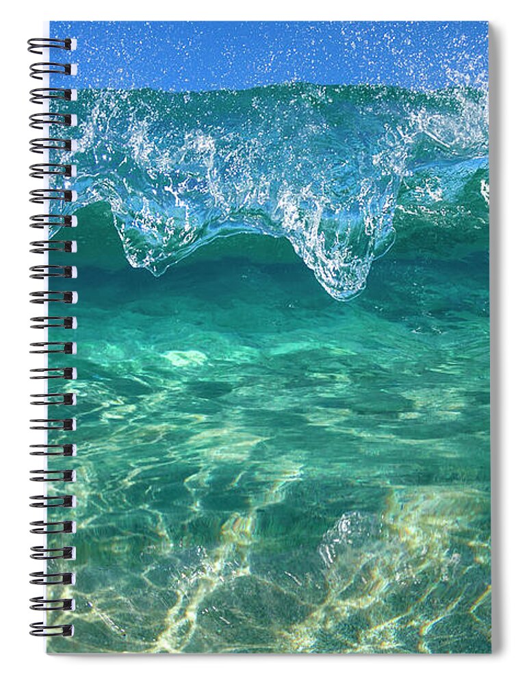 Crystal Clam Spiral Notebook featuring the photograph Crystal Clam by Sean Davey