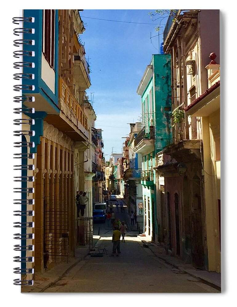 Cuba Spiral Notebook featuring the photograph Dawn by Kerry Obrist