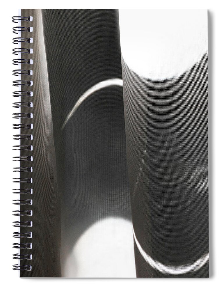 Curve Over Curve Spiral Notebook featuring the photograph CURVE over curve - by Julie Weber