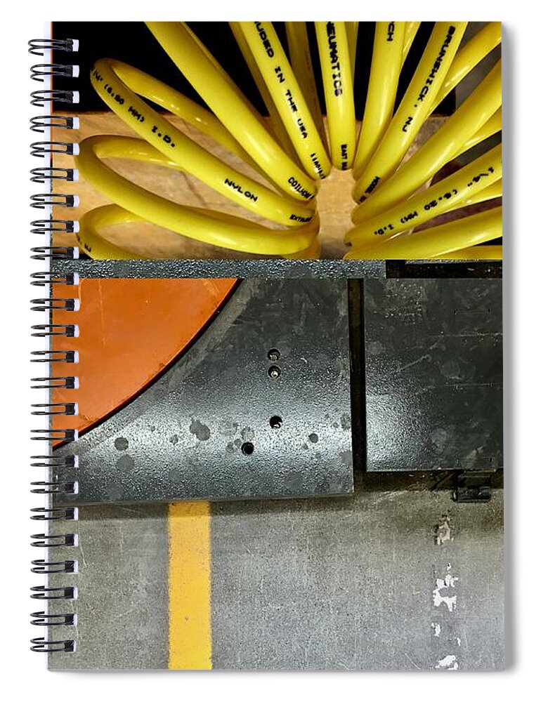 Coil Spiral Notebook featuring the photograph DAAP Urban Daisy by Marlene Burns
