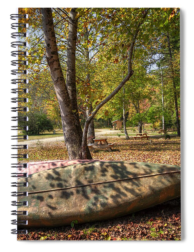 Apalachia Spiral Notebook featuring the photograph Dappled Day by Debra and Dave Vanderlaan