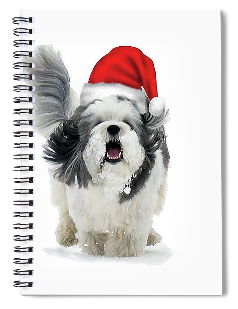 Winter Spiral Notebook featuring the photograph Dashing Through The Snow by Keith Armstrong