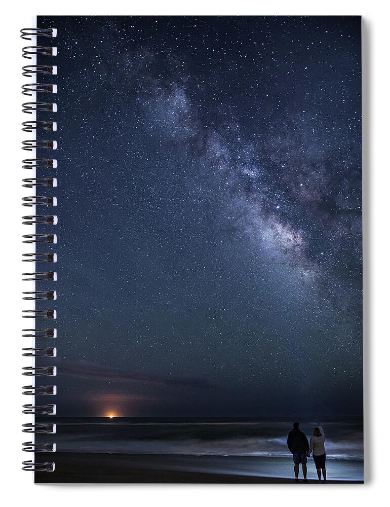 Oak Island Spiral Notebook featuring the photograph Date NIght by Nick Noble
