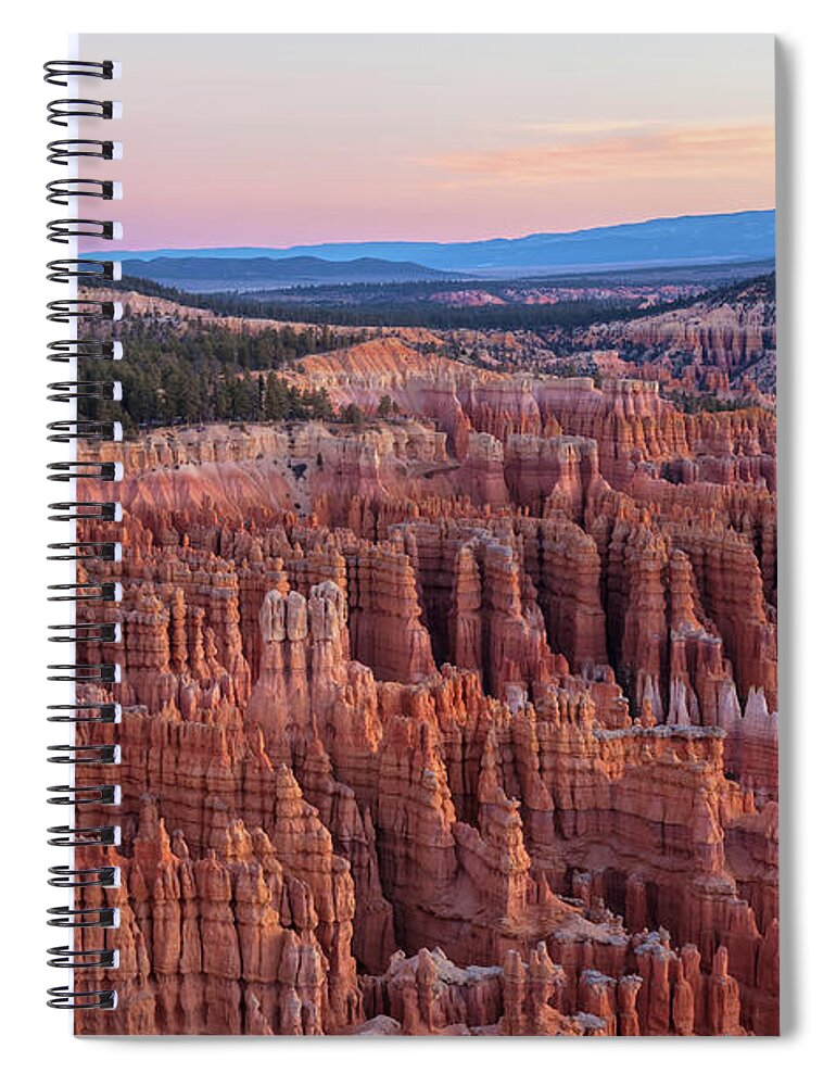 Bryce Canyon National Park Spiral Notebook featuring the photograph Dawn At Bryce by Jonathan Nguyen