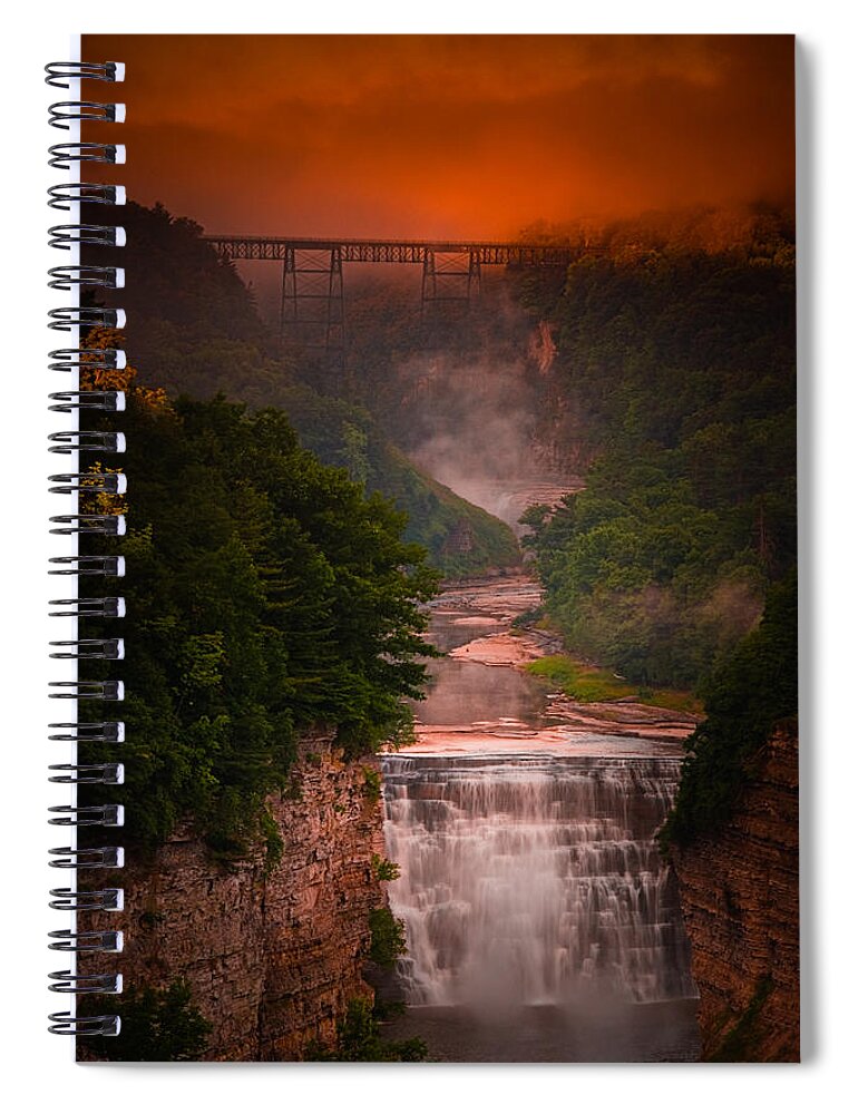 Letchworth Spiral Notebook featuring the photograph Dawn Inspiration by Neil Shapiro