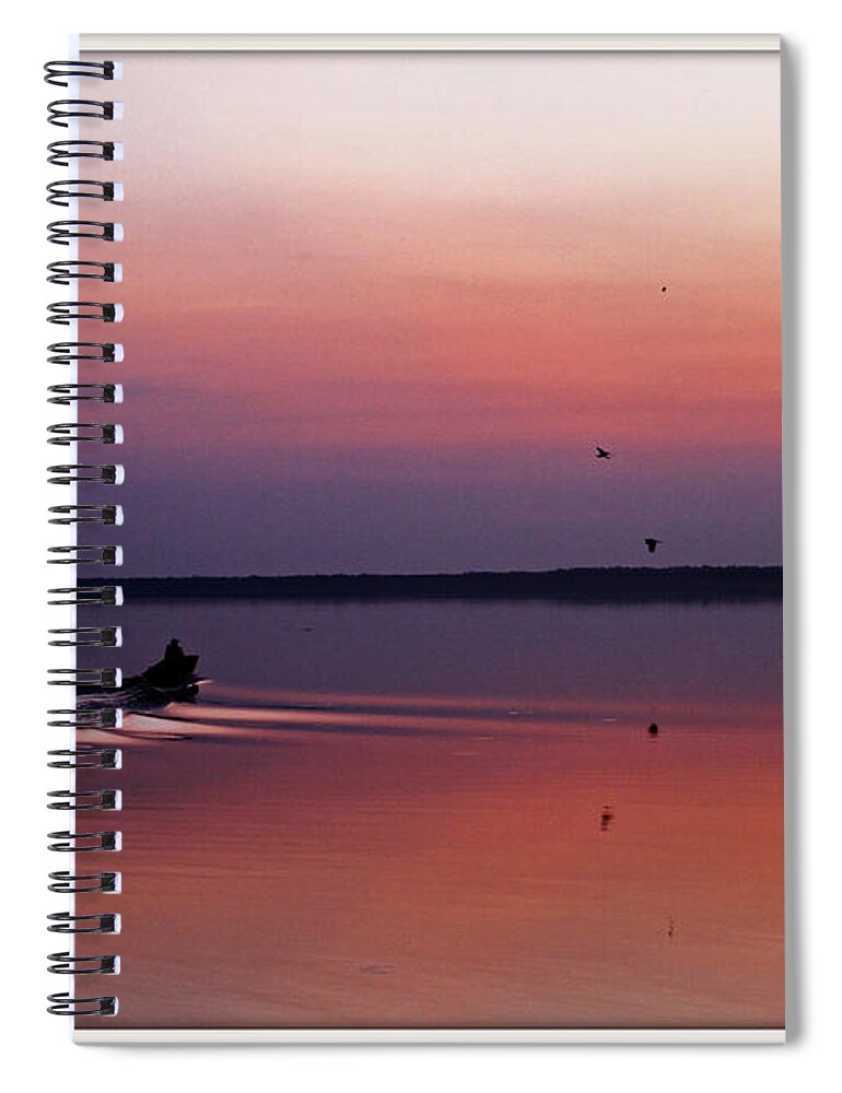 Lake Spiral Notebook featuring the photograph Dawn's Early Light by Farol Tomson