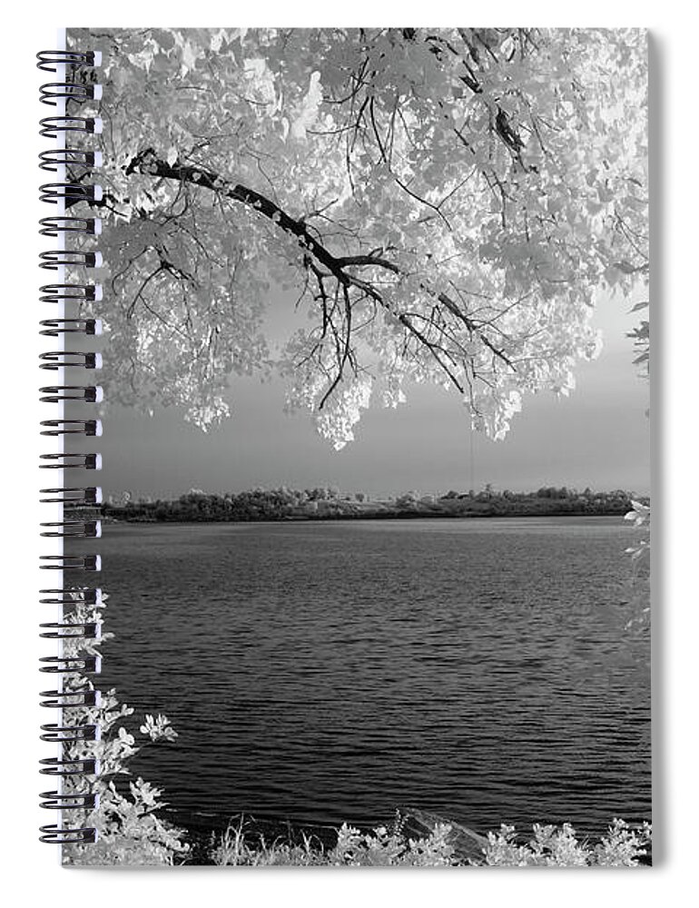 Fall River Spiral Notebook featuring the photograph Day at the Lake by Brian Duram