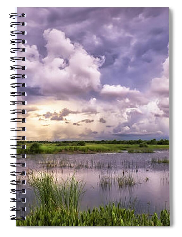 Storm Spiral Notebook featuring the photograph Day Dream by Louise Hill