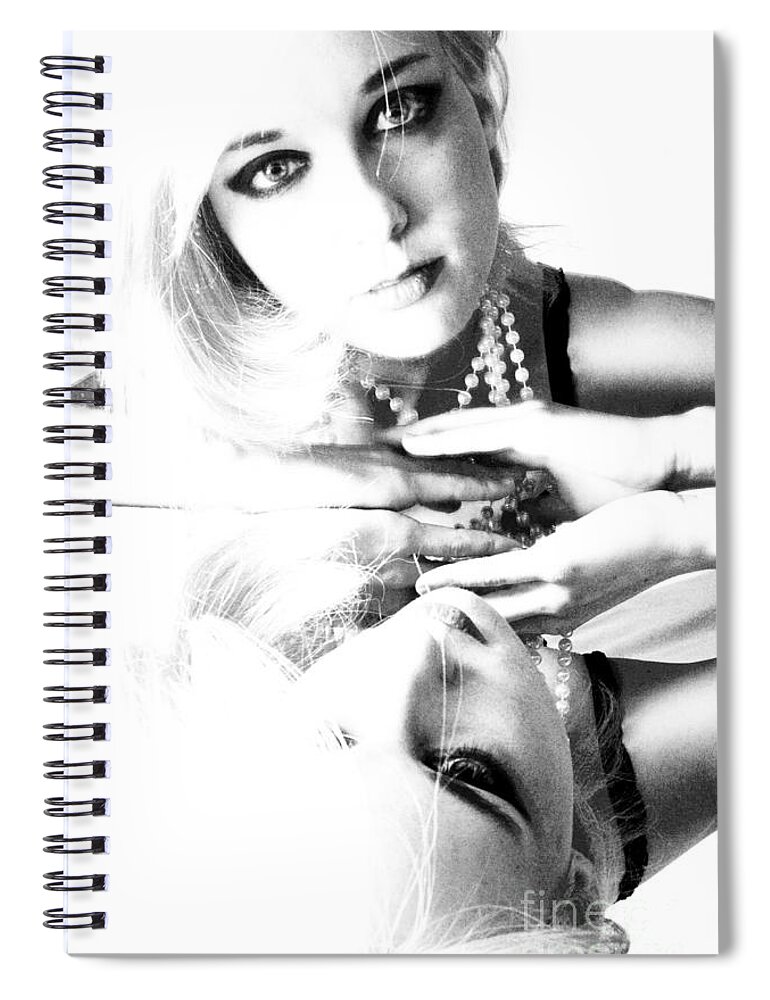 Artistic Spiral Notebook featuring the photograph Daydreaming by Robert WK Clark