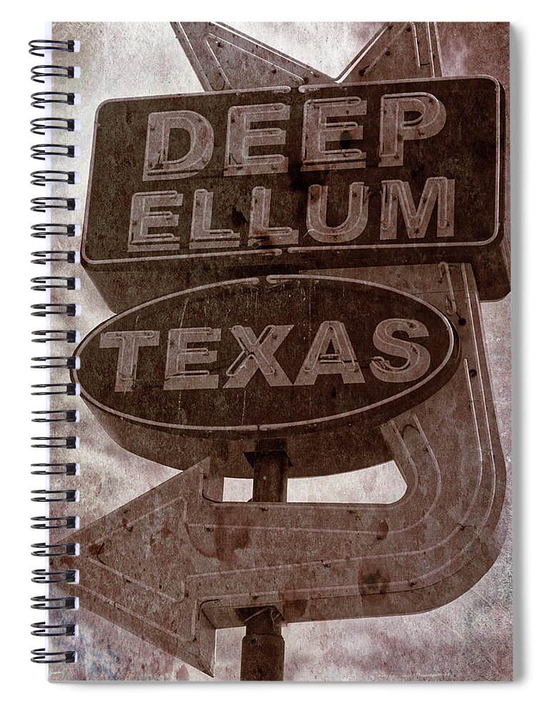 Deep Ellum Spiral Notebook featuring the photograph Deep Ellum Texas by Jonathan Davison