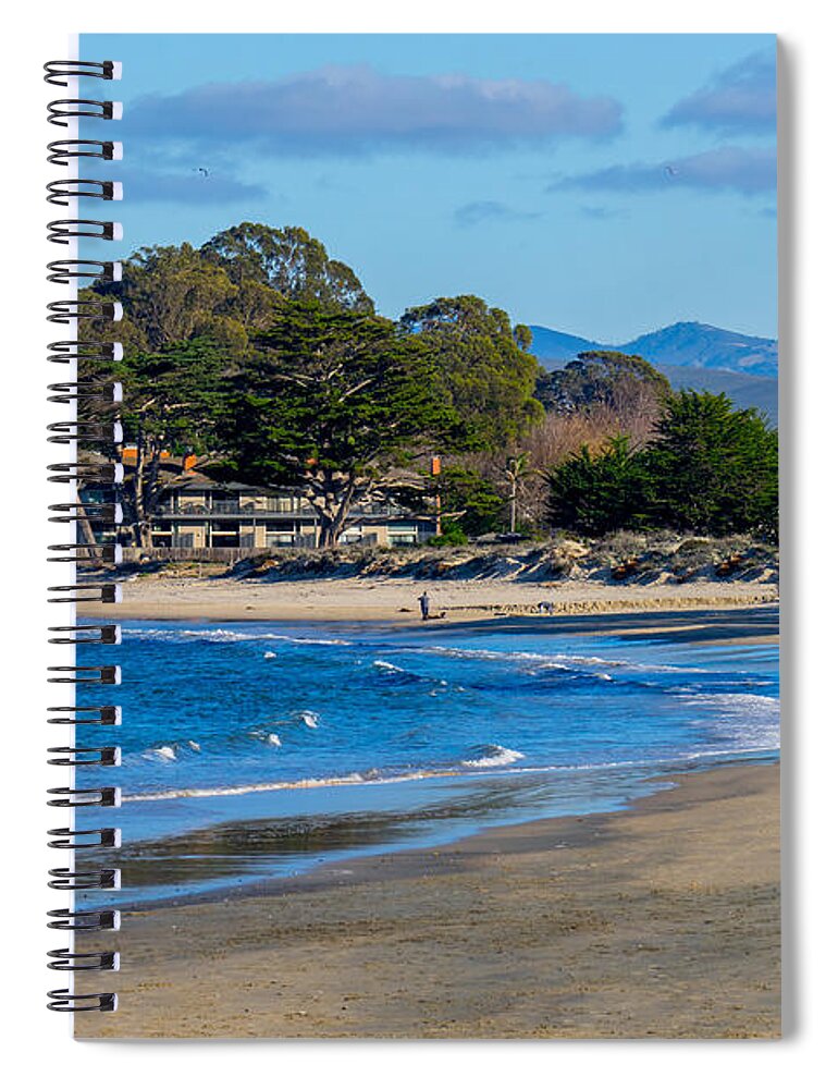 Del Monte Beach Spiral Notebook featuring the photograph Del Monte Beach by Derek Dean