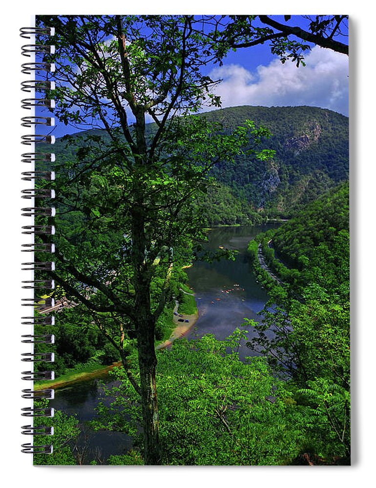 Delaware Water Gap Spiral Notebook featuring the photograph Delaware Water Gap by Raymond Salani III