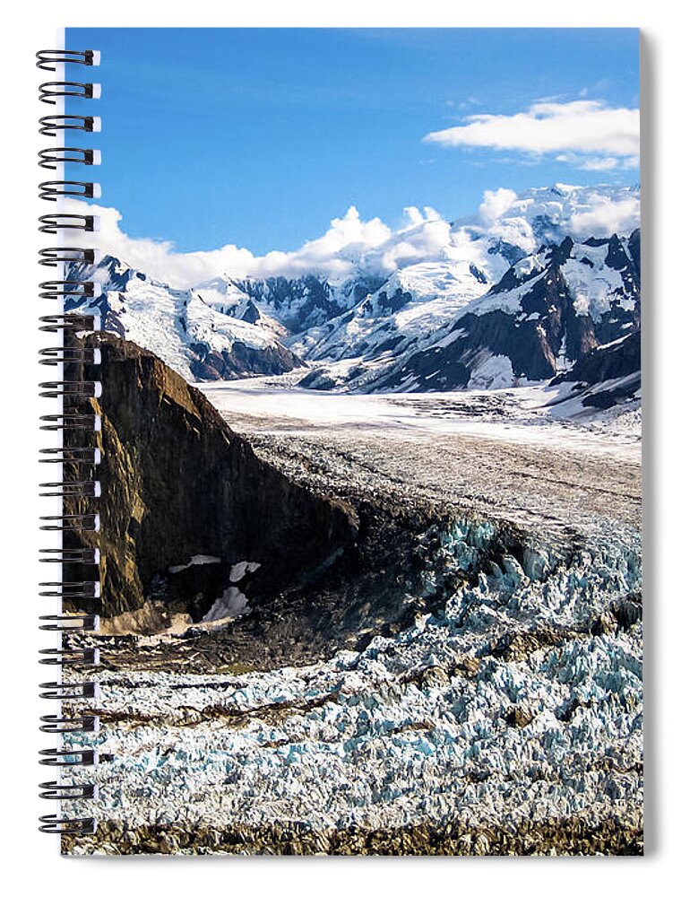 Alaska Spiral Notebook featuring the photograph Denali by Benny Marty