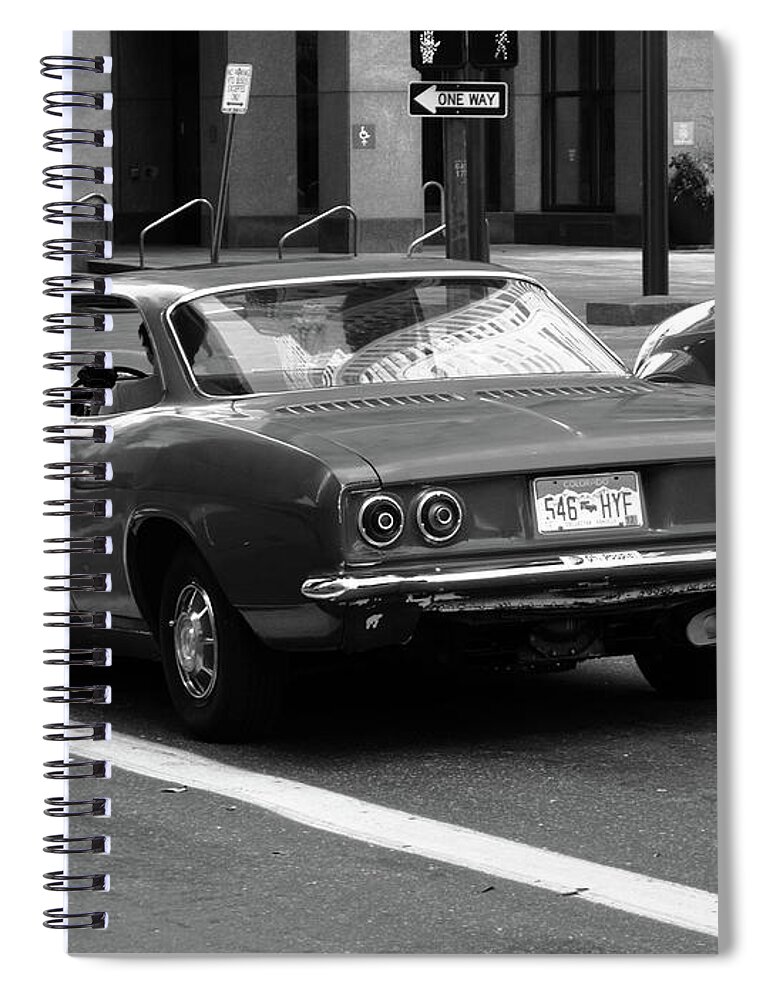 Architecture Spiral Notebook featuring the photograph Denver Street Photography 1 by Frank Romeo