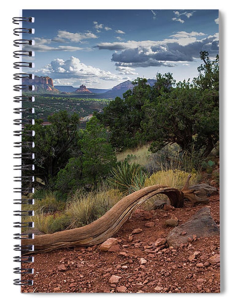Sedona Spiral Notebook featuring the photograph Desert Dreams by Jen Manganello