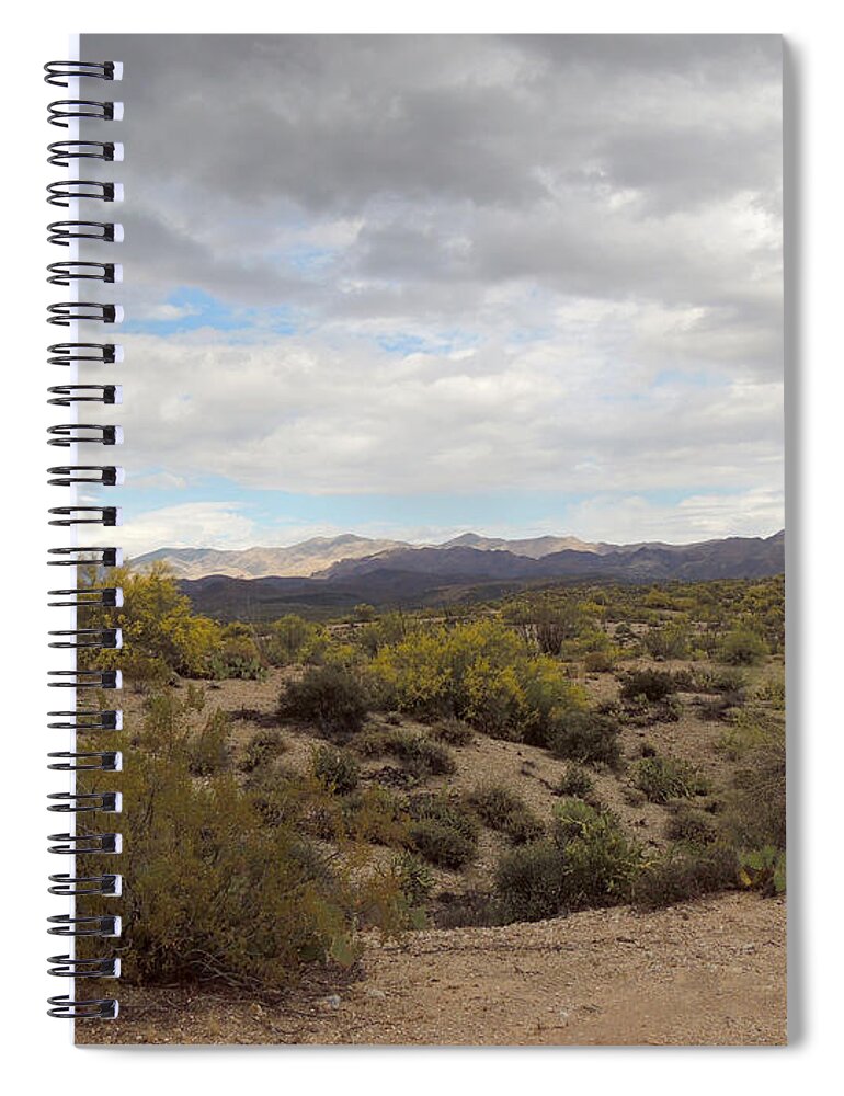 Beautiful Spiral Notebook featuring the photograph Desert Moods by Gordon Beck