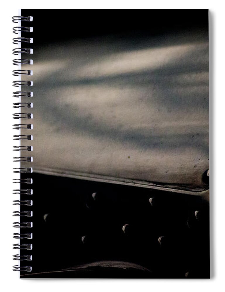 Black Spiral Notebook featuring the photograph Design by Paul Job
