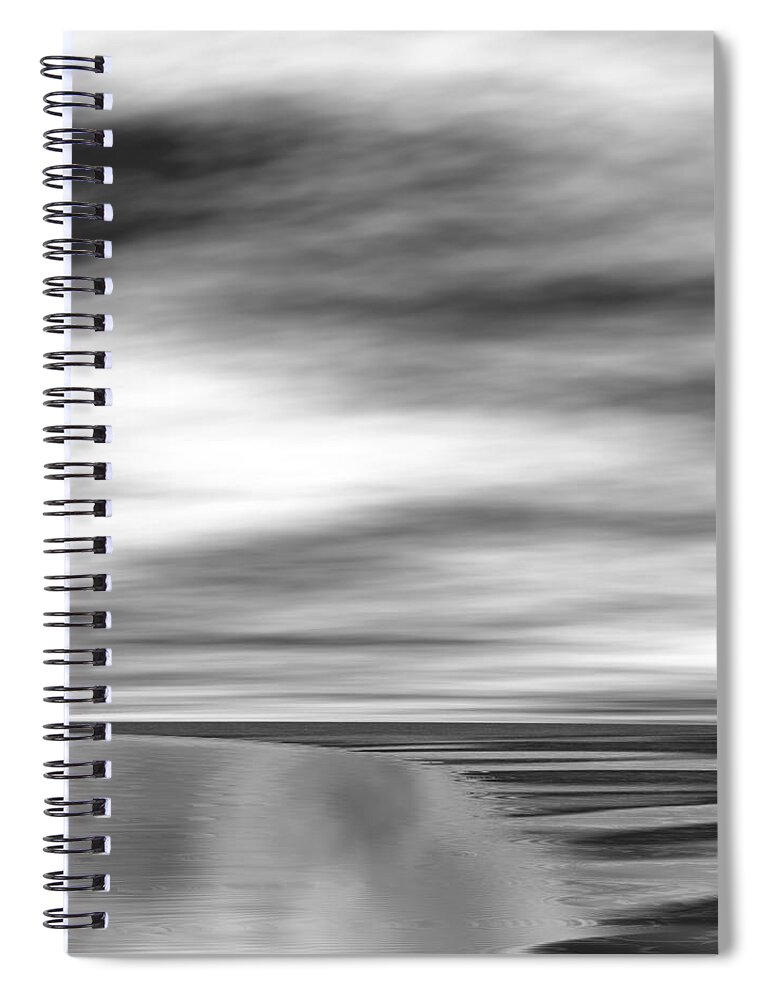 Vic Eberly Spiral Notebook featuring the digital art Desolation Point by Vic Eberly