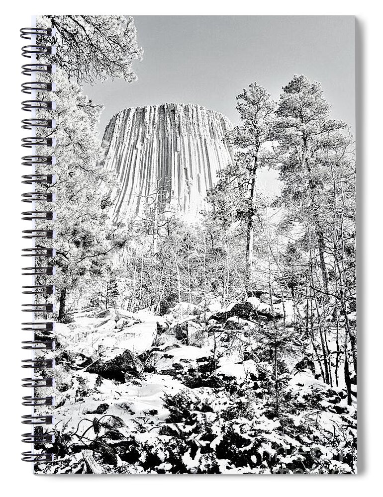 Devils Tower Spiral Notebook featuring the photograph Devils Tower Wyoming by Merle Grenz