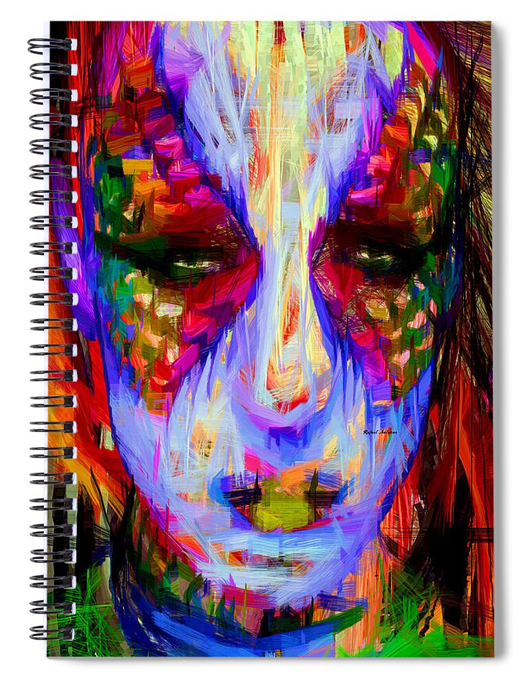 Art Spiral Notebook featuring the digital art Did You Get Some Good News by Rafael Salazar