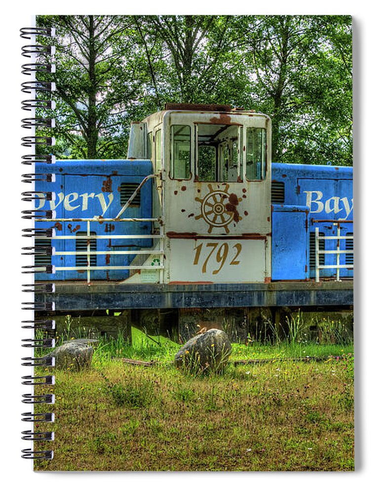 Train Spiral Notebook featuring the photograph Discovery Bay Restaurant by Richard J Cassato