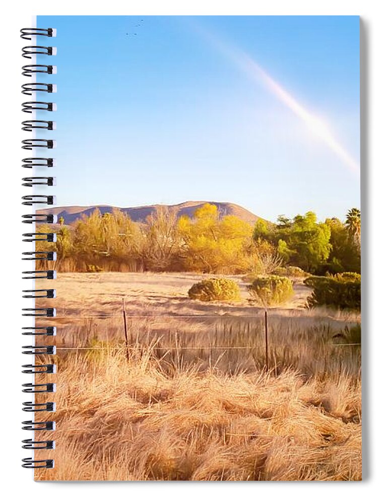Landscape Spiral Notebook featuring the photograph Discovery Street by Alison Frank