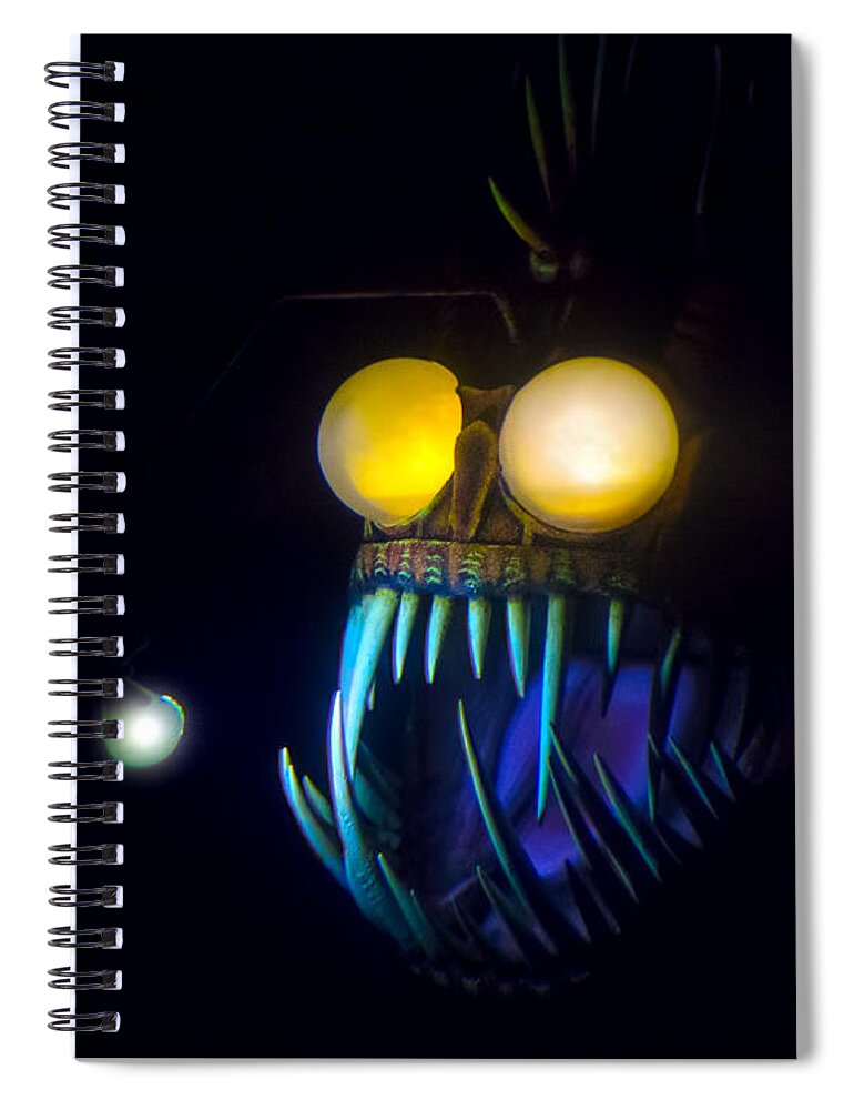 Magic Kingdom Spiral Notebook featuring the photograph Disneyland's Finding Nemo Attraction by Mark Andrew Thomas