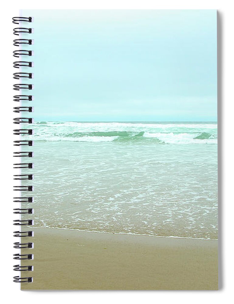 Oregon Coast Spiral Notebook featuring the photograph Distant Seastack, Oregon Coast by Aashish Vaidya