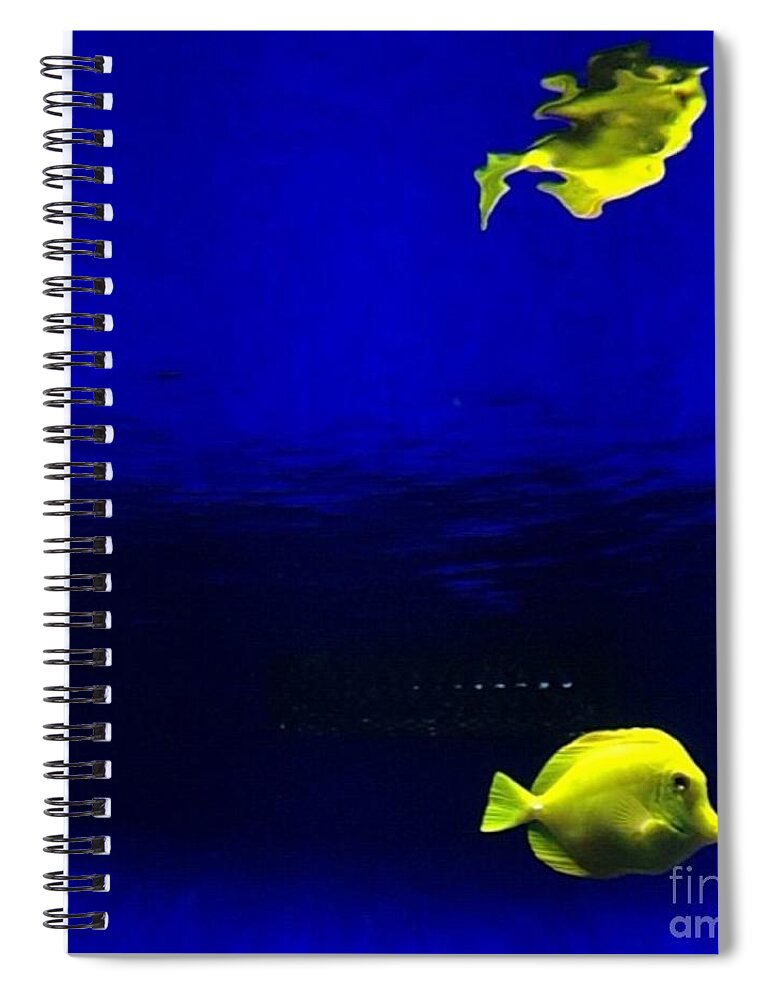 Fish Spiral Notebook featuring the photograph Distortion by Denise Railey