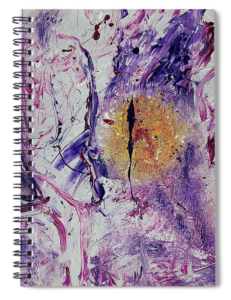 Political Spiral Notebook featuring the painting Divided We Fall by Joe Loffredo