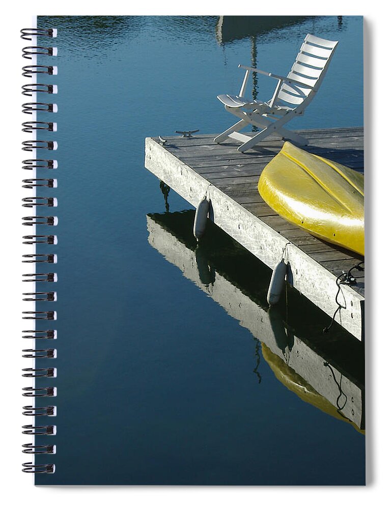 Landscape Nautical New England Kennebunkport Spiral Notebook featuring the photograph Dnre0609 by Henry Butz