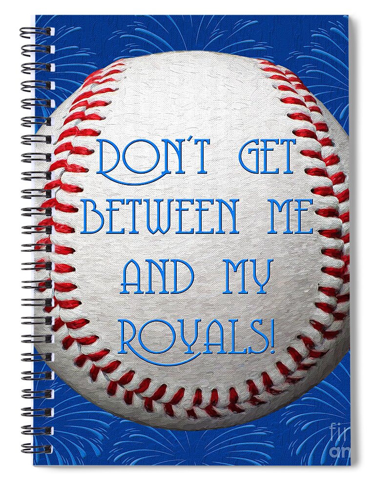 Andee Design Royals Spiral Notebook featuring the photograph Do not Get Between Me and My Royals 1 Square by Andee Design