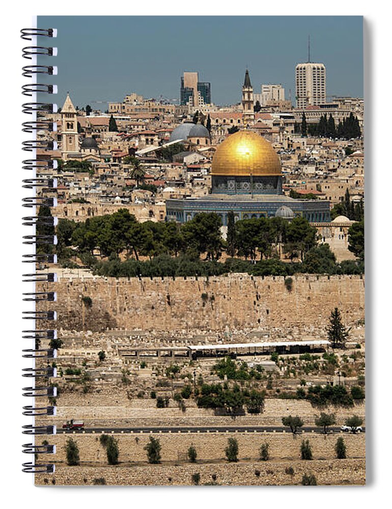 Dome Of The Rock Spiral Notebook featuring the photograph Dome of The Rock by Mae Wertz
