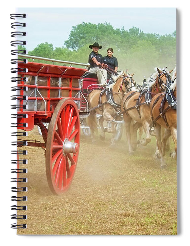 Haflinger Spiral Notebook featuring the photograph Don't Kill The Photographer by David Arment
