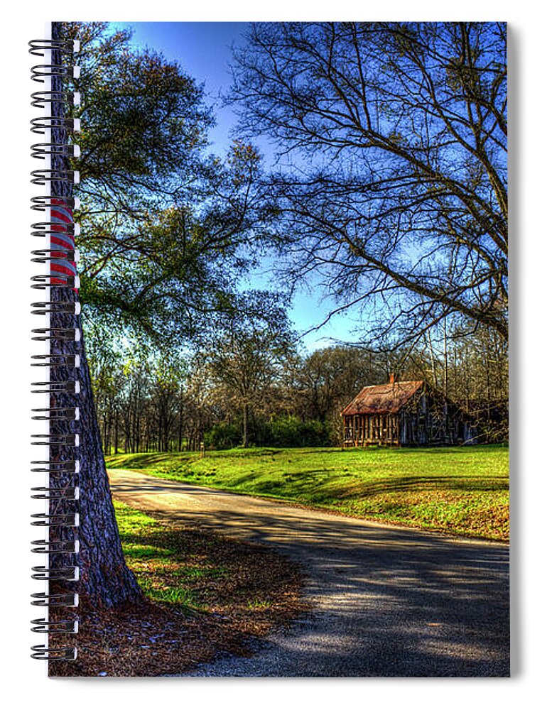 Reid Callaway Don't Tread On Me Spiral Notebook featuring the photograph Don't Tread On Me American Flag Art by Reid Callaway