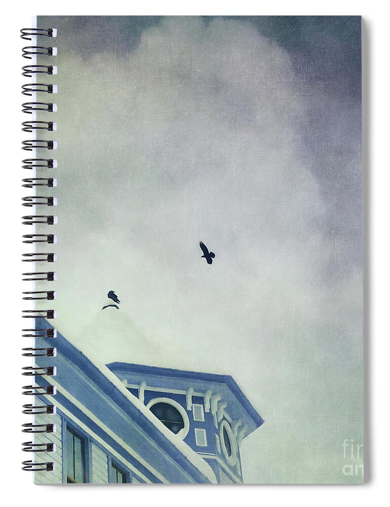 Post Office Spiral Notebook featuring the photograph Don't wait around by Priska Wettstein