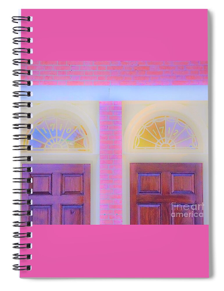 Doors Spiral Notebook featuring the photograph 1710 And 1712 by Merle Grenz