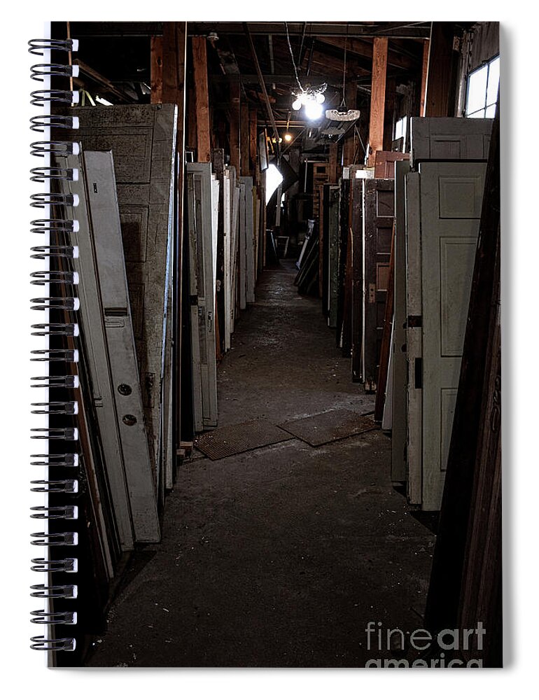 6180 Spiral Notebook featuring the photograph Doors by FineArtRoyal Joshua Mimbs