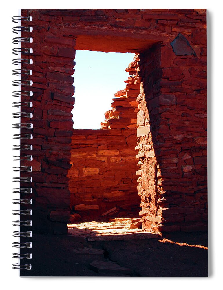 Doorway Spiral Notebook featuring the photograph Doorway by Ilia -
