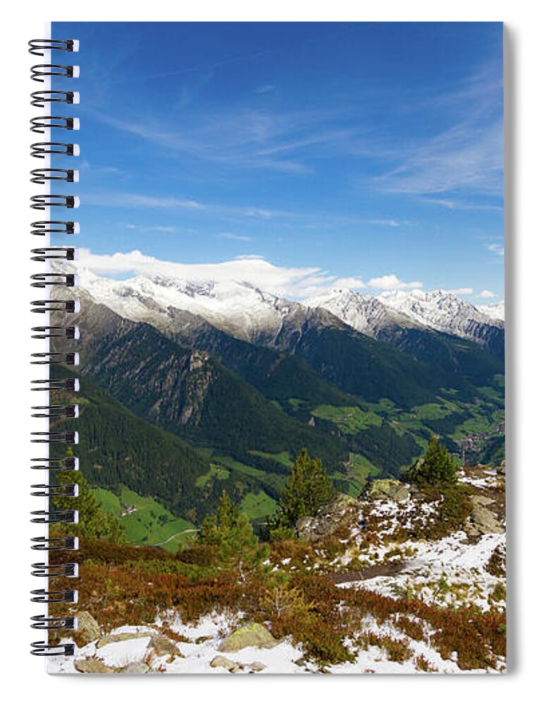 Nature Spiral Notebook featuring the photograph Dosso Piccolo - Alto Adige by Andreas Levi