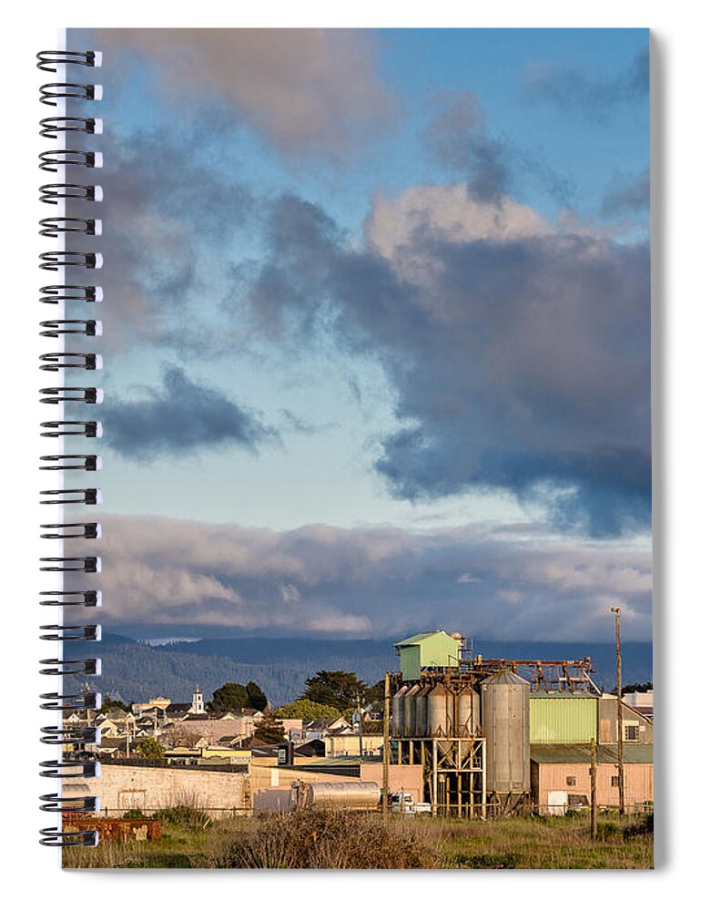 Eureka Spiral Notebook featuring the photograph Downtown Eureka by Greg Nyquist