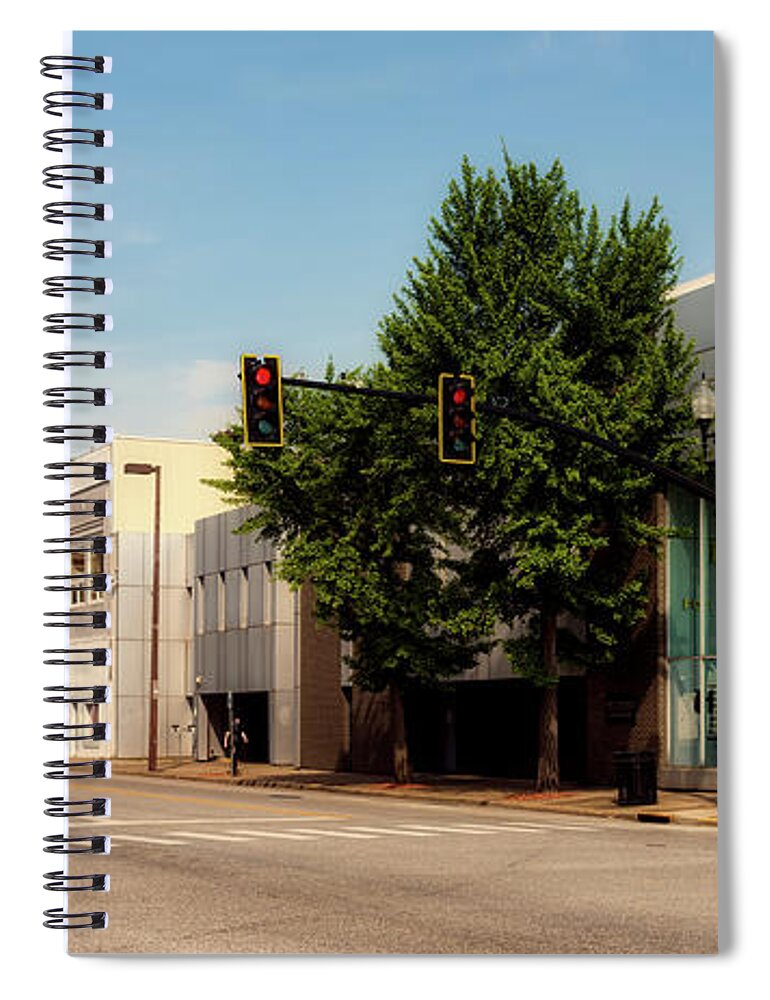 Huntington Spiral Notebook featuring the photograph Downtown Huntington West Virginia by Mountain Dreams