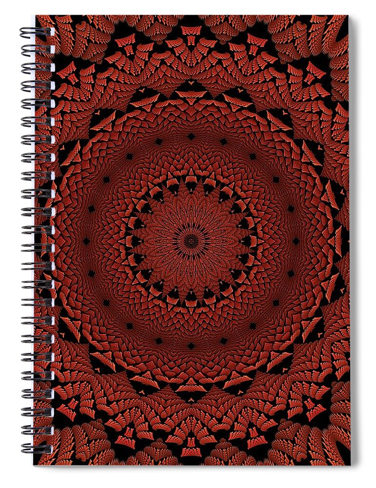  Spiral Notebook featuring the digital art Dragonspur K20-3 by Doug Morgan