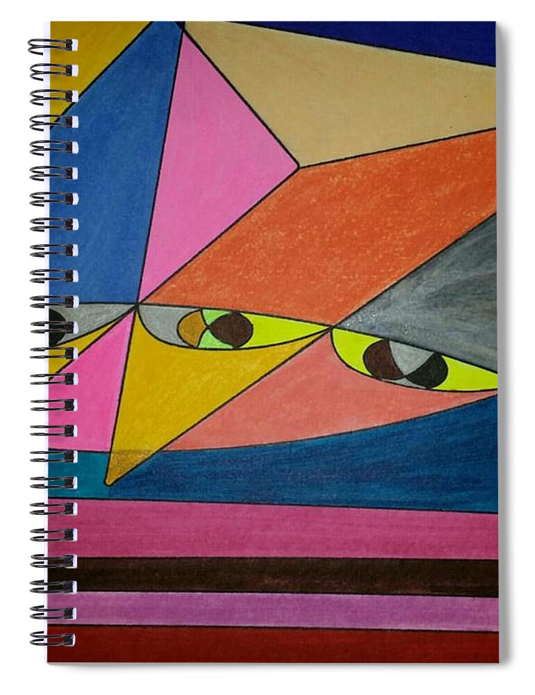  Spiral Notebook featuring the painting Dream 299 by S S-ray
