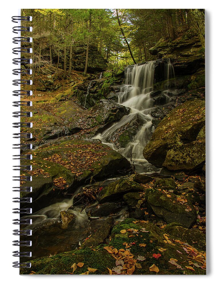 Doanes Falls Spiral Notebook featuring the photograph Dreams of Autumn by Gales Of November
