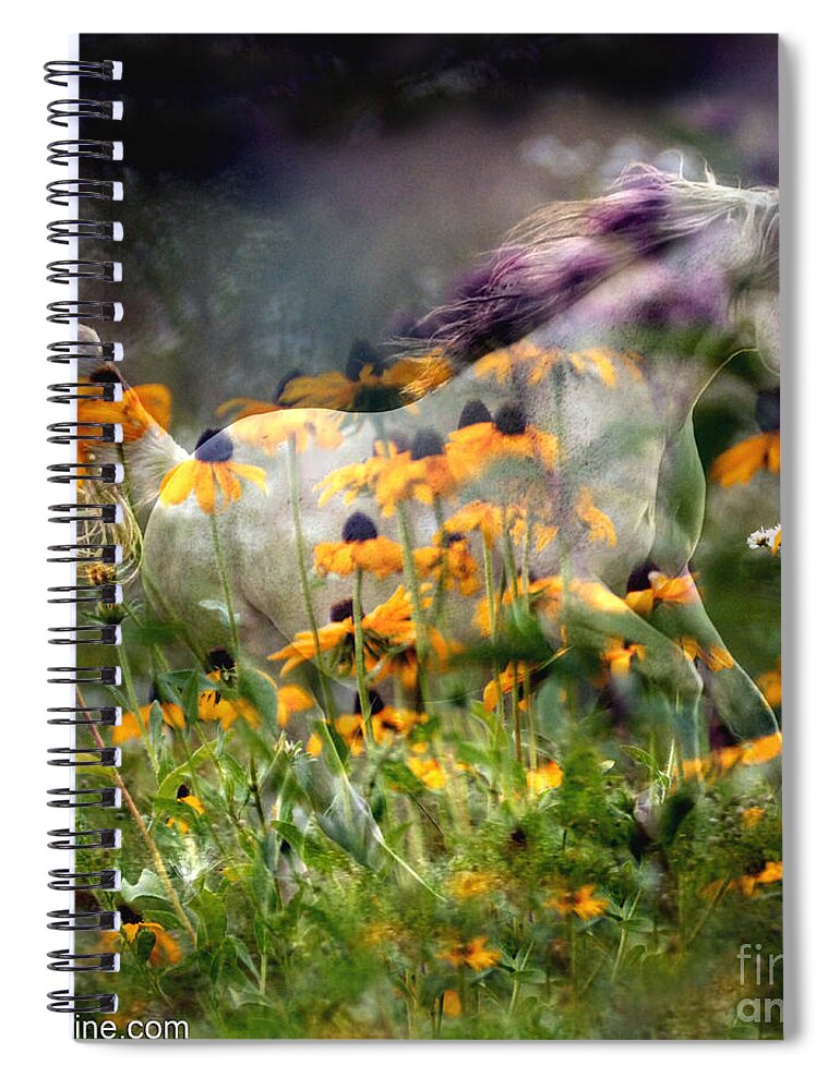 Arabian Horse Spiral Notebook featuring the photograph Dreams of Summer by Carien Schippers