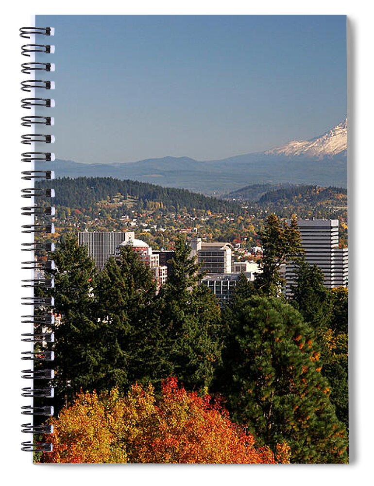 Dressed In Fall Colors Spiral Notebook featuring the photograph Dressed in Fall Colors by Wes and Dotty Weber