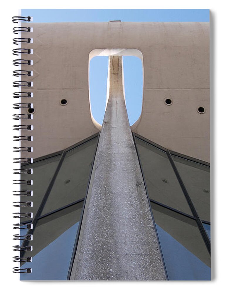 Rob Seel Spiral Notebook featuring the photograph Dulles by Robert M Seel