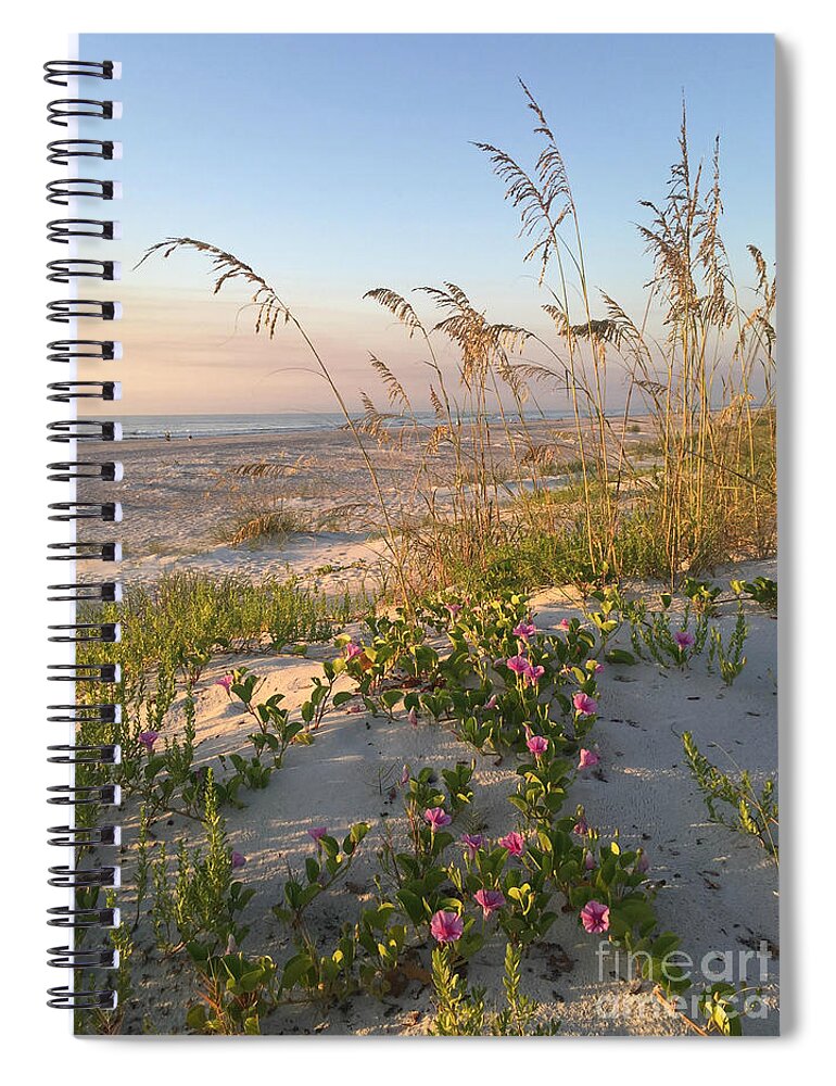 Morningglories Spiral Notebook featuring the photograph Dune Bliss by LeeAnn Kendall
