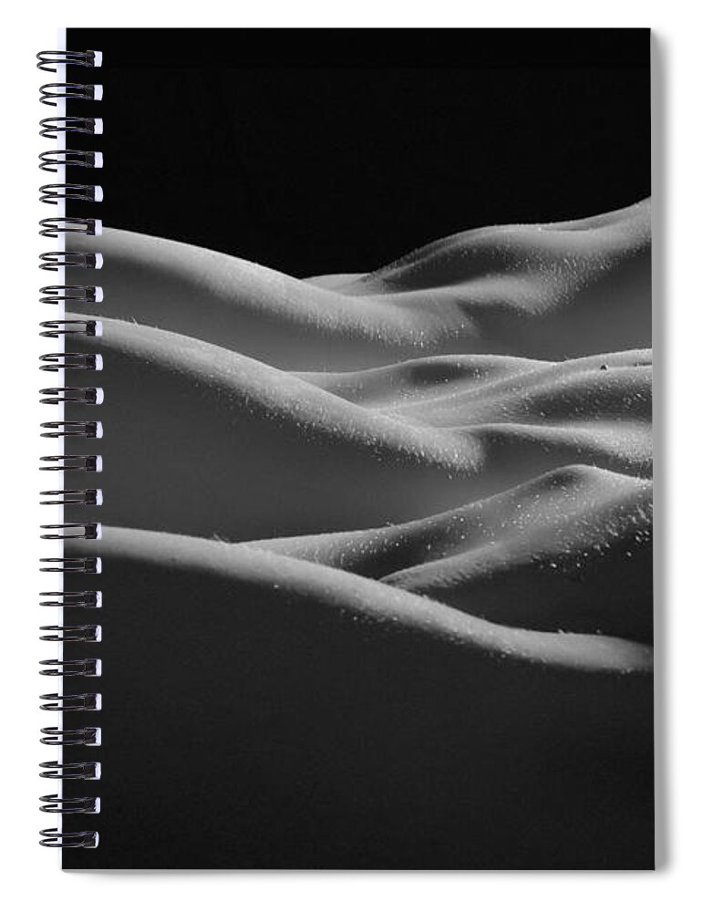 Artistic Spiral Notebook featuring the photograph Dunes of enlightenment by Robert WK Clark